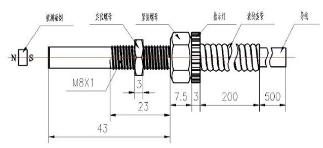 凱基特 巨磁電阻接近開關(guān) SAS01-S  測速傳感器