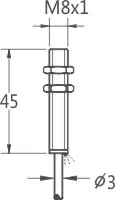 凱基特 接近開關(guān) RWE120M-2XDX 超小型系列 廠家生產(chǎn)