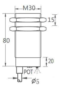 M30埋入電容式接近開(kāi)關(guān)|電容式接近開(kāi)關(guān)產(chǎn)品型號(hào)-參數(shù)-接線圖